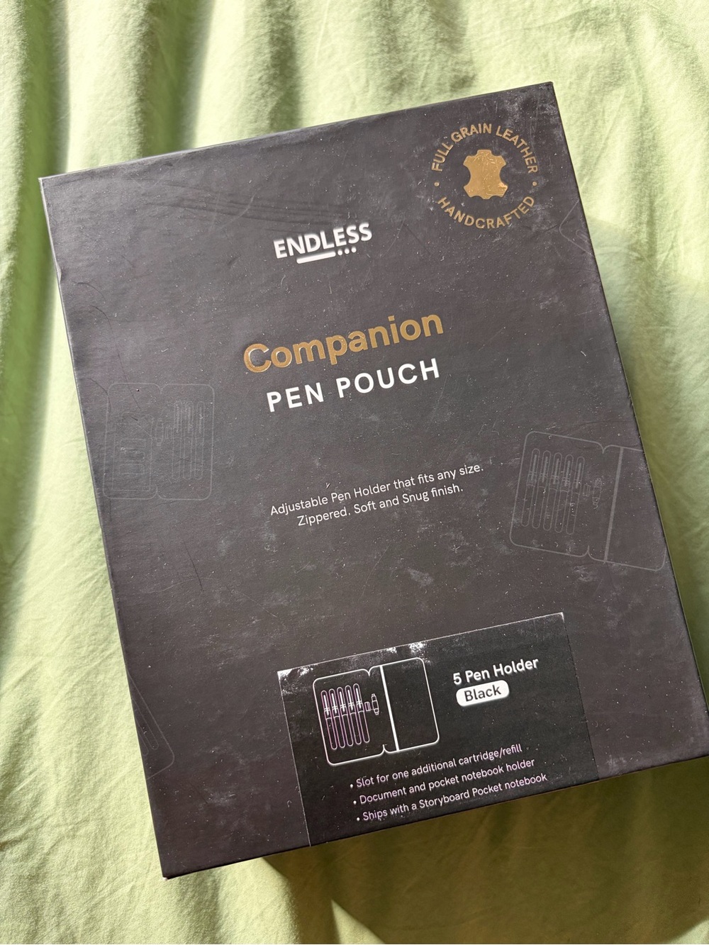 Endless Companion Pen Pouch - Black